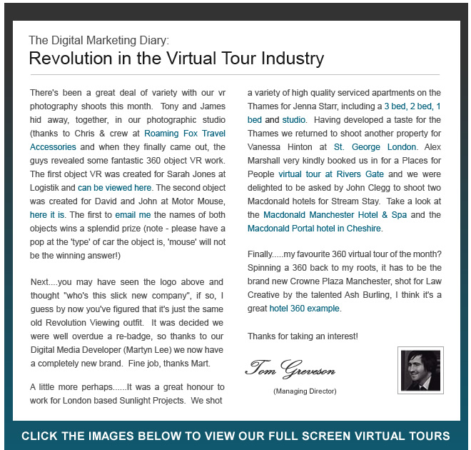 Football Crazy, Virtual Tour Mad! | Revolution Viewing Newsletter Volume 13