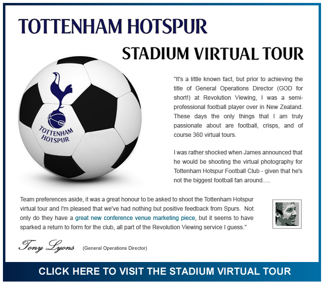 Football Crazy, Virtual Tour Mad! | Revolution Viewing Newsletter Volume 13